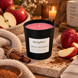 MyCozyMood Apple Cinnamon αρωματικό κερί σόγιας σε μαύρο ματ ποτήρι – Apple, Cinnamon