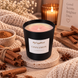 MyCozyMood Cinnamon – Αρωματικό Κερί Σόγιας | Μαύρο Ματ Ποτήρι