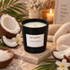 MyCozyMood Coconut – Αρωματικό Κερί Σόγιας | Μαύρο Ματ Ποτήρι