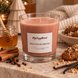 MyCozyMood Melomakarono αρωματικό κερί σόγιας σε διάφανο ποτήρι – Gingerbread, Cinnamon, Clove, Vanilla, Tonka