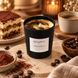 MyCozyMood Tiramisu αρωματικό κερί σόγιας σε μαύρο ματ ποτήρι – Tiramisu Scent