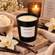 MyCozyMood Vanilla – Αρωματικό Κερί Σόγιας | Μαύρο Ματ Ποτήρι